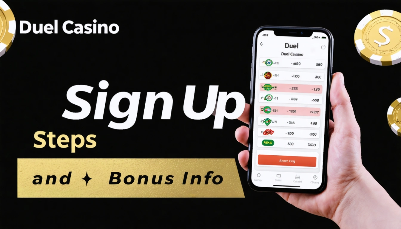 Duel Casino Sign Up Steps and Bonus Info